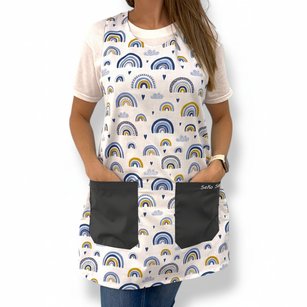 BATA PROFESSORA ARCO-ÍRIS