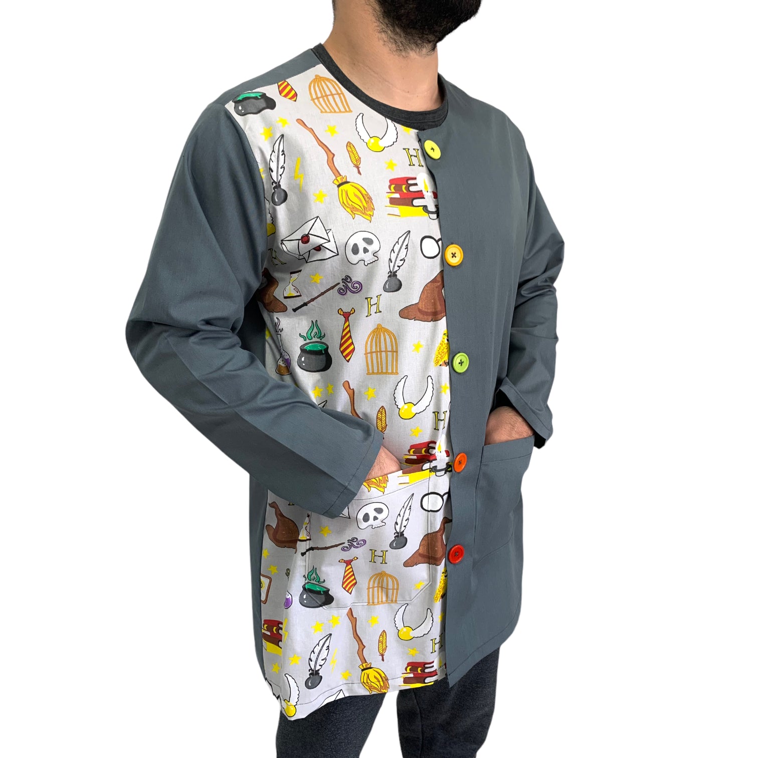 Batas Neus Batas Para Educadoras Manga Larga Batas Maestro Neus