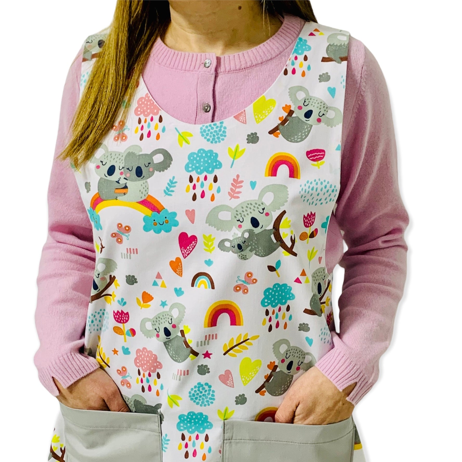 BATA REVERSIBLE - KOALAS BLANCO - SuYa Shop